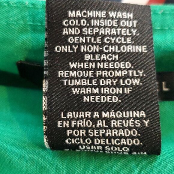 ZAC & RACHEL BRIGHT GREEN CAPRI CROPPED PANTS SIZE 8 PULL ON ELASTIC - Picture 5 of 5